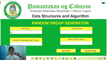 Random Group Generator(Java)