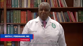 Dr.  Keith C. Ferdinand Flu PSA '22  :15 seconds