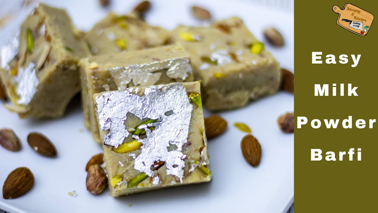 Instant Barfi Recipe Barfi with Milk Powder