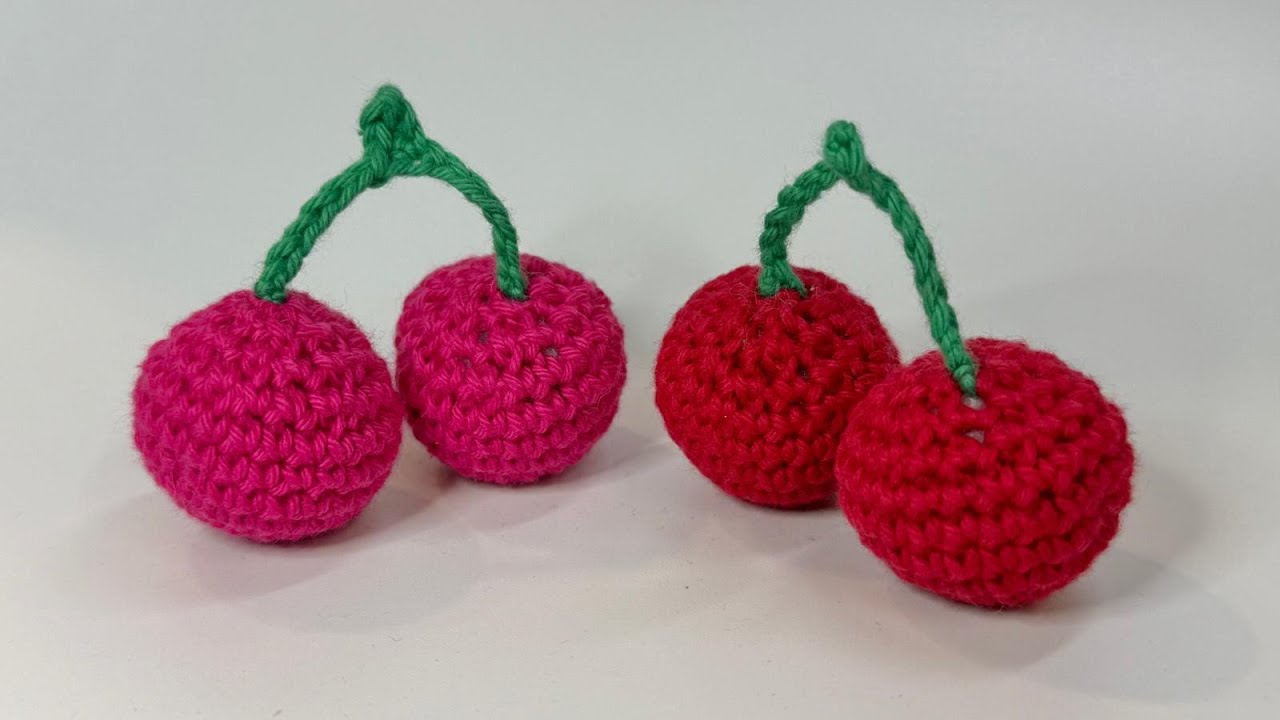 Amigurumi: Cherry Crochet! Presentation of results, Pattern info in description