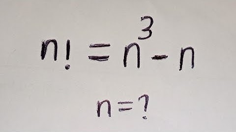 Math Olympiad Problem | Can You Solve This? | A Nice Factorial Problem