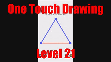 One Touch Drawing Level Stage Niveau Nivel Yровень 21. Solution