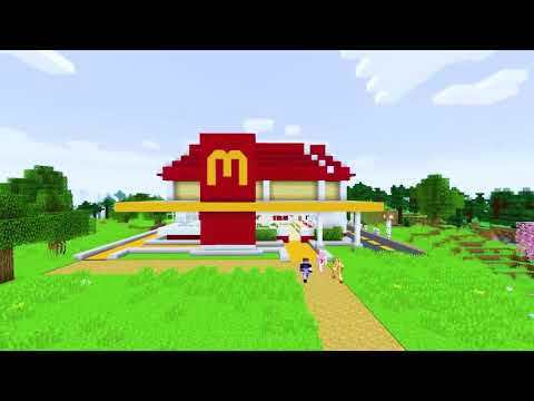 Mod of McDonald's in Minecraft