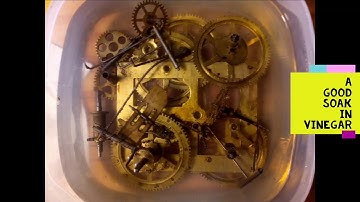 Cleaning an American Jerome Clock 1850