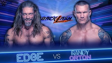 WWE 2K20 Backlash 2020: Edge vs Randy Orton Match Highlights