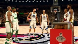NBA 2K17 My Career - 3 Point Contest vs Curry, Durant, Klay! PS4 Pro 4K