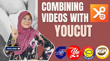 Combining videos with YouCut apps