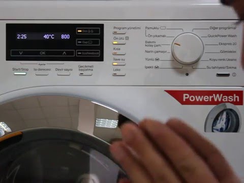 Miele Wkh 120 Camasir Makinasi Turkce Tanitim Youtube