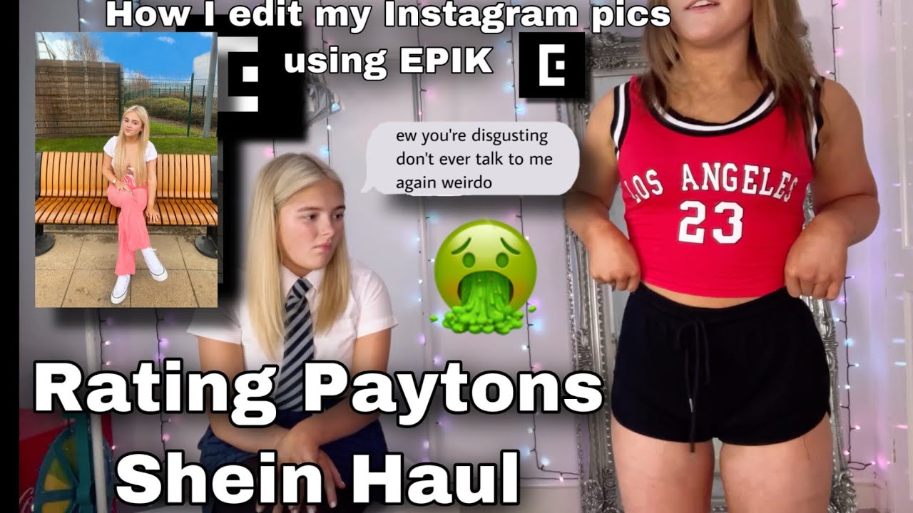 How I edit my Instagram with EPIK | Paytons holiday haul | Rating Paytons haul