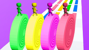 Layers Roll in Max Level iOS,Android Gameplay New Trailers Update Mobile Game Walkthrough BVSADUJ