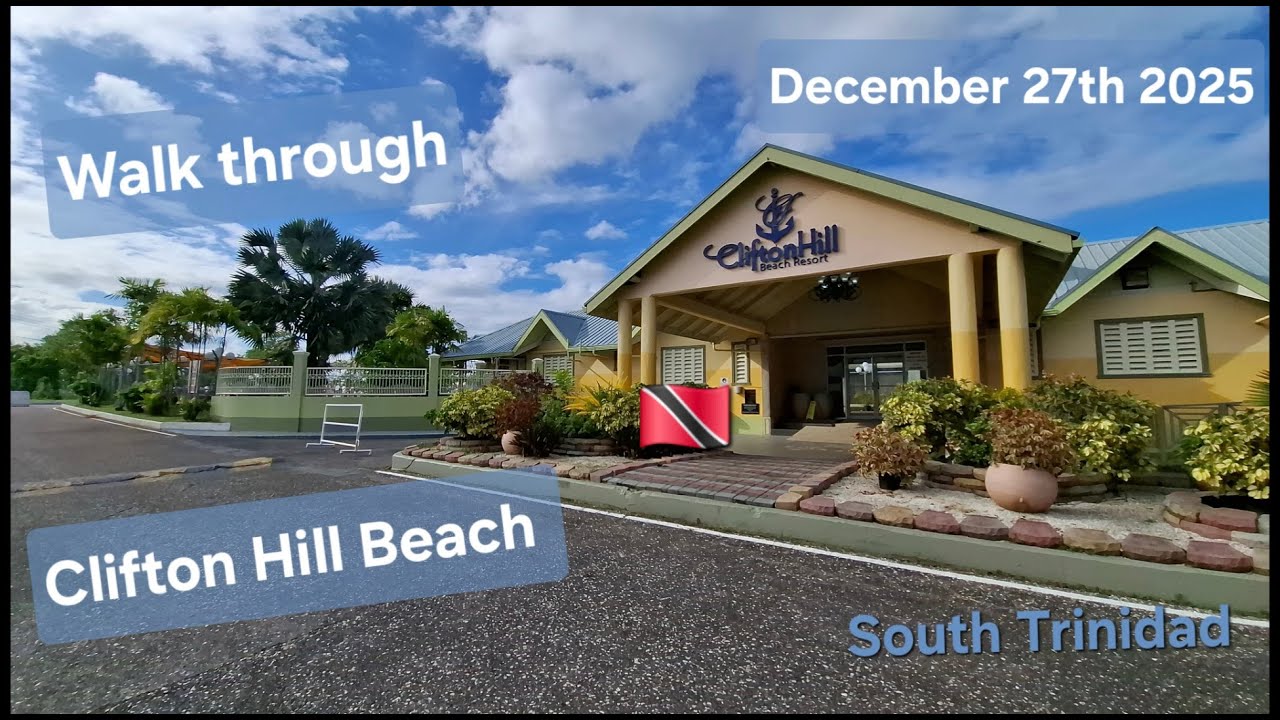 WALK THROUGH CLIFTON HILL BEACH SOUTH TRINIDAD DECEMBER 27TH 2025