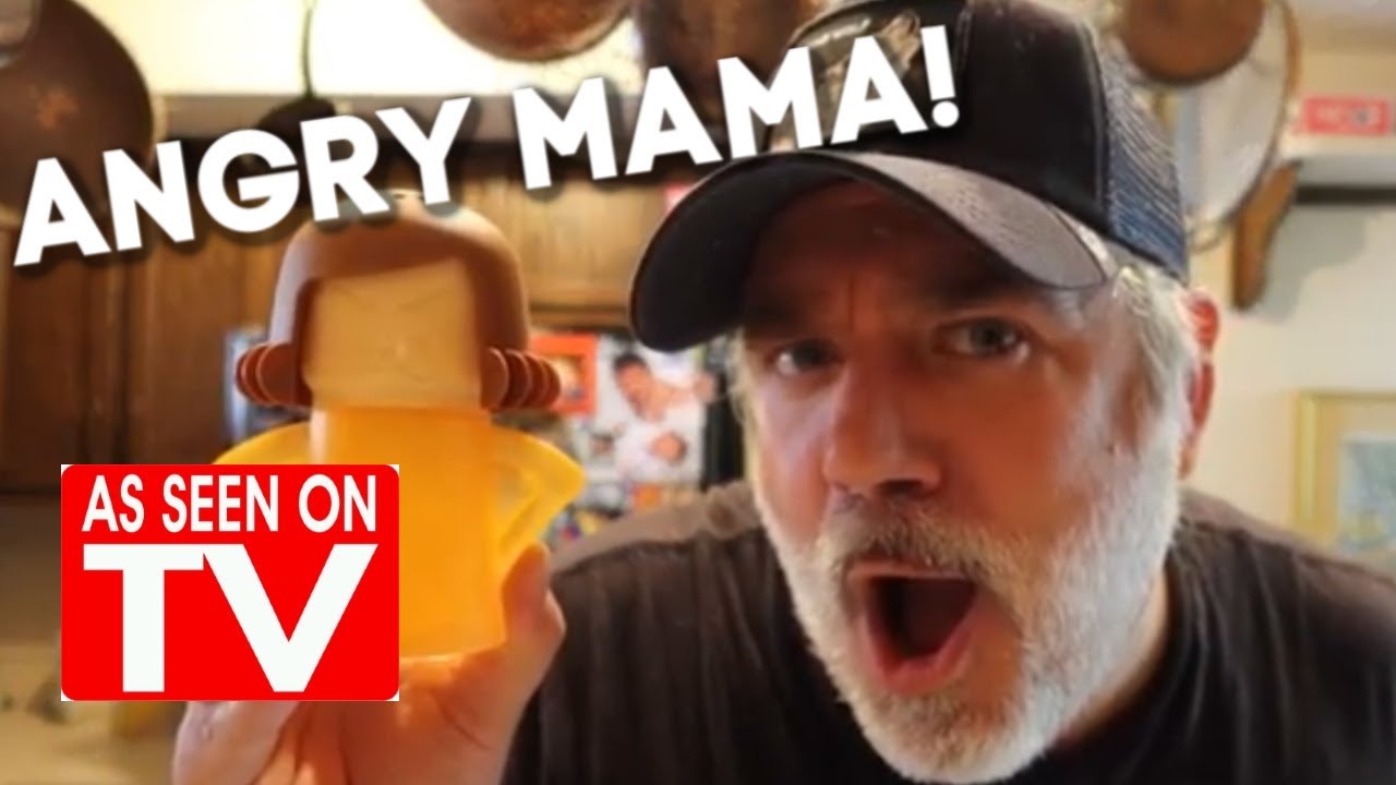 TRYING THE ANGRY MAMA MICROWAVE CLEANER! AS SEEN ON TV! YouTube