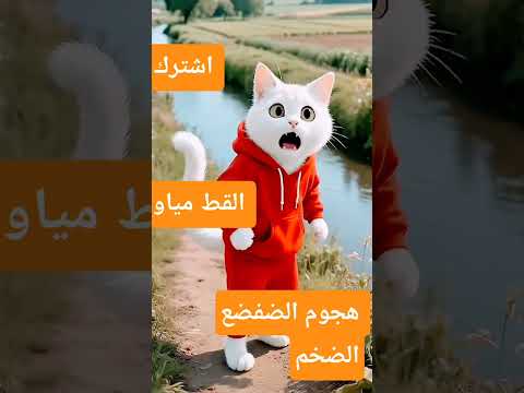 القط مياو الصغير وهجوم الضفضع الضخم فديو جميل جدا اكسبلور اكسبلور المصحف المصحف الكعبة الكعبة