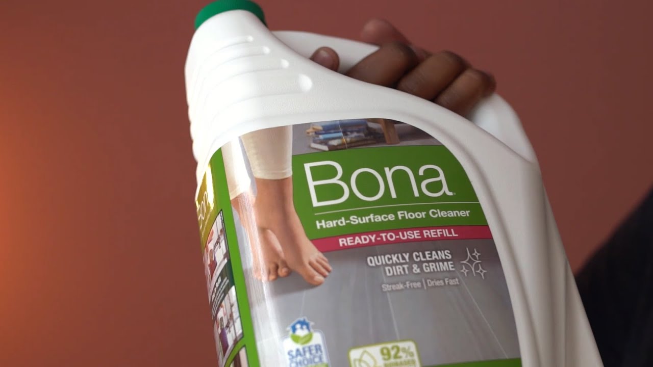 Bona Multi-Surface Floor Cleaner Refill - 128 fl oz - Unscented - Refill  for Bona Spray Mops and Spray Bottles - Residue-Free Floor Cleaning  Solution