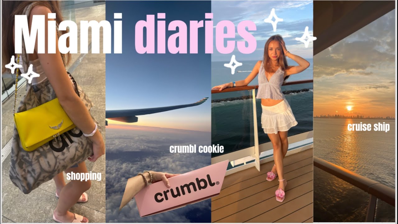 Miami diaries 🌅 ( travel vlog part 2) Emilia Krupka