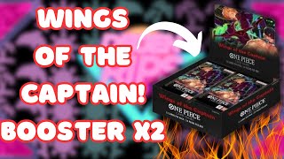 OPENEING 2 BOOSTER BOXES OF OP06 ONE PIECE WINGS OF THE CAPTAIN!