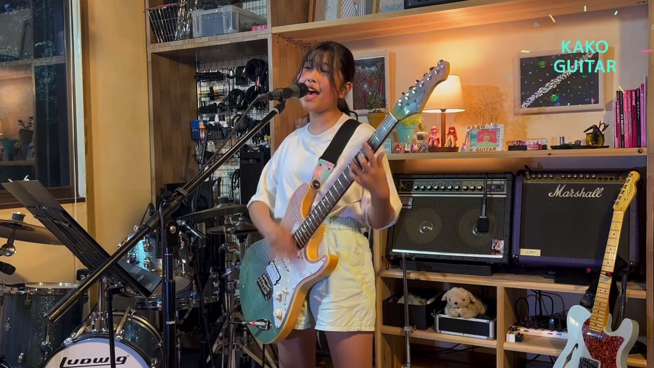 運命の華/トゲナシトゲアリ(ガールズバンドクライ ) 【エレキギター弾き語り】♱໒꒱ KAKO GUITAR ໒꒱♱    12歳小6