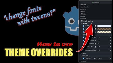 Godot Beginner Tip: Font size and Style overrides with animations
