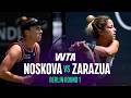 Linda Noskova vs. Renata Zarazua | 2026 Berlin Round 1 | WTA Match Highlights
