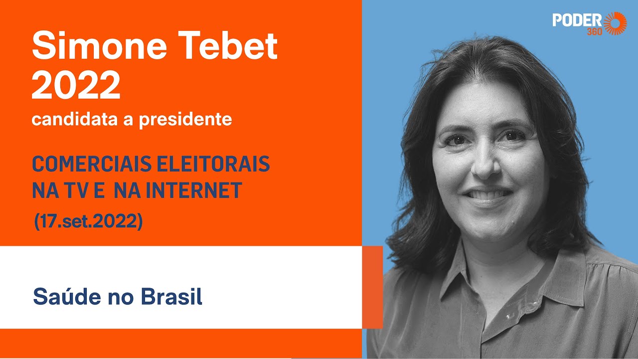 Simone Tebet (programa eleitoral 2min19seg. – TV): Saúde no Brasil
