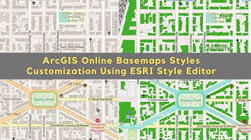 ArcGIS Online Basemaps Styles Customization Using ArcGIS Vector Tile Editor