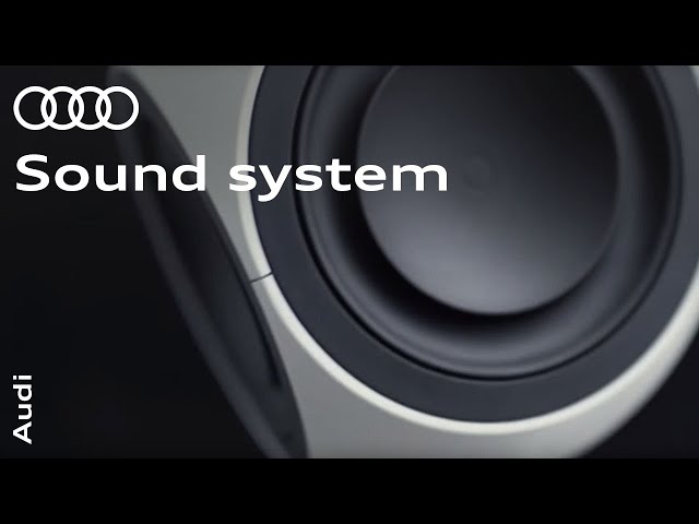 The Bang & Olufsen sound system in the Audi A6, A7 and A8 class=