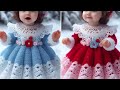 Crochet Baby Frocks trending New Design 2024#trending