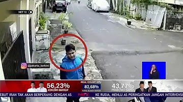 Aksi Pencurian Sepeda Motor Terekam CCTV NET12