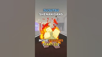 Jujutsu shenanigans move fusions part 23  #jujutsushenanigans #jjs #roblox