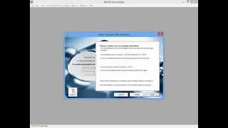 Steps to create a new company file in the MYOB software