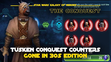 Counter Tuskens in Conquest with Gone in 30s Data Disk Set | SWGOH