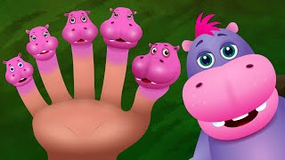La Familia Hipopótamo (Hippo Finger Family) | Canciones Infantiles en Español | ChuChu TV