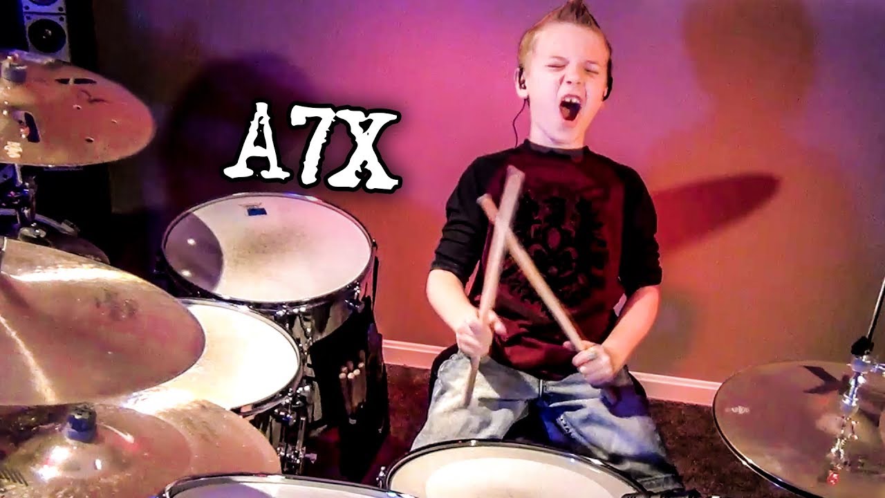 Avenged Sevenfold - Bat Country (8 year old Drummer)