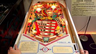 Joker Poker (Gottlieb, 1978) Flipper Pinball