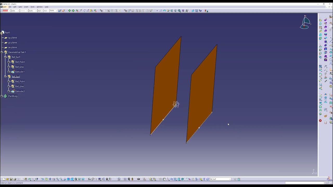 [104일차] CATIA GSD Geometrical Set 만들기 YouTube