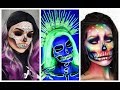 TOP SKULL HALLOWEEN MAKEUP TUTORIALS 2019  |  LOS MEJORES MAQUILLAJES CALAVERA 2019