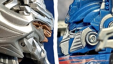 Transformers 2007 Optimus Prime Vs Megatron Final Battle Stop Motion (version 3)