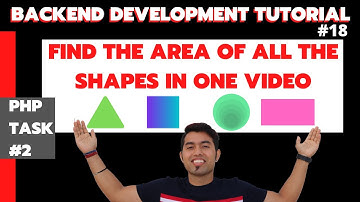 PHP Task #2: Program to Find the Area of Square, Rectangle, Circle, Triangle in PHP in Hindi #18