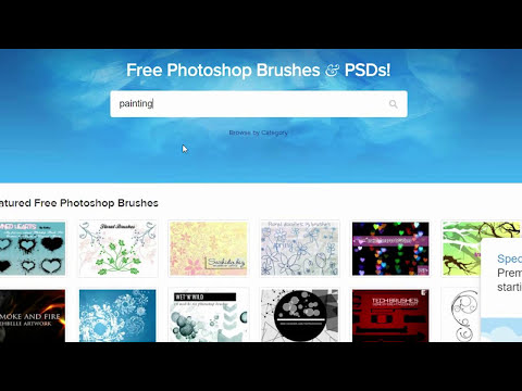 Photoshop CS : How to Free Download & Install New Brushes (All Versions CC, CS, CS)