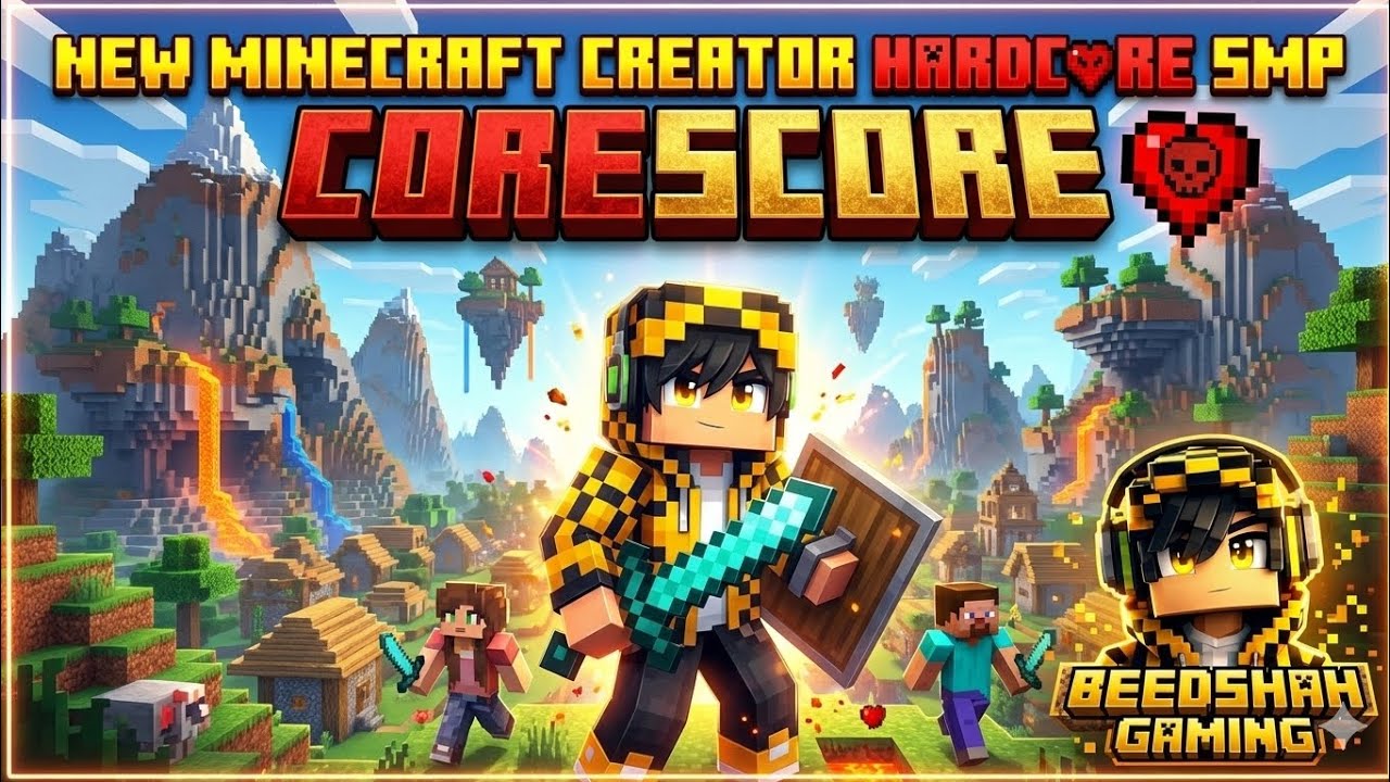 Hardcore Minecraft Server Easy To Join | #BEEDSHAH - YouTube