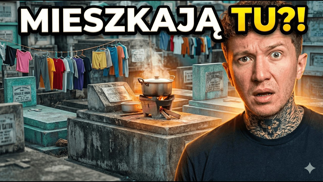 Ludzie mieszkają tu w GROBACH... (Najgorszy Slums Manili 🇵🇭)