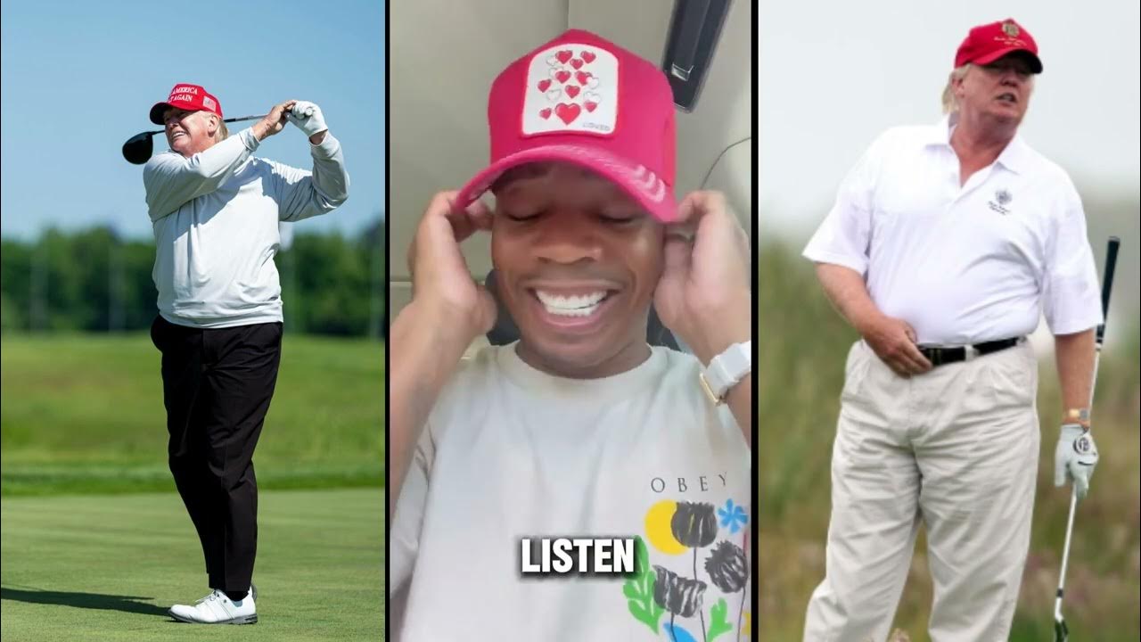 How many times did donald trump play golf while president wanna