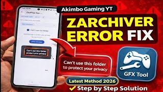 Cant Use This Folder Fix 2026 Bgmi Gfx Tool All Android Motorola,Samsung, Redmi, Vivo