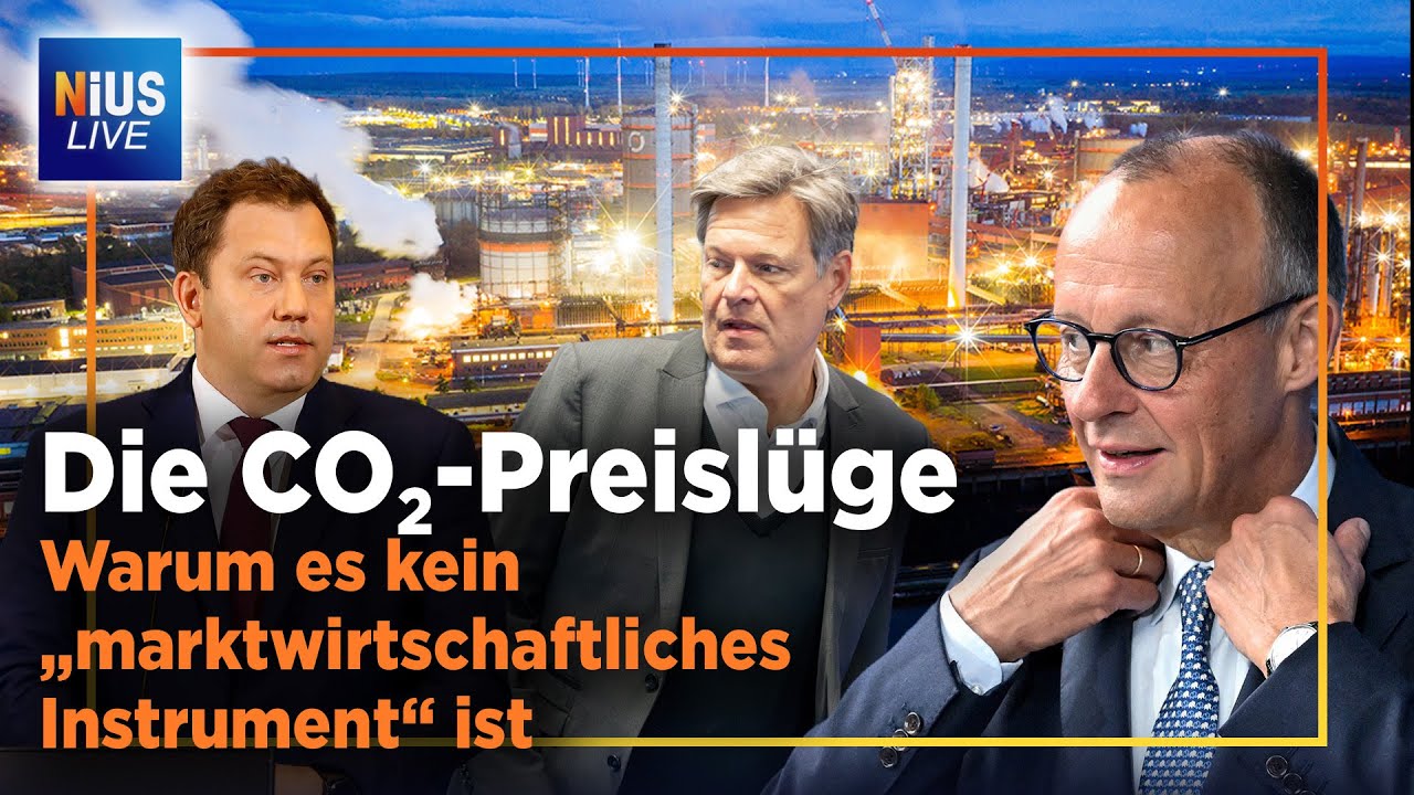 Zwangsgebühr auf Luft: Warum der CO2-Preis Deutschland ruiniert | NIUS Live vom 31. Oktober 2025