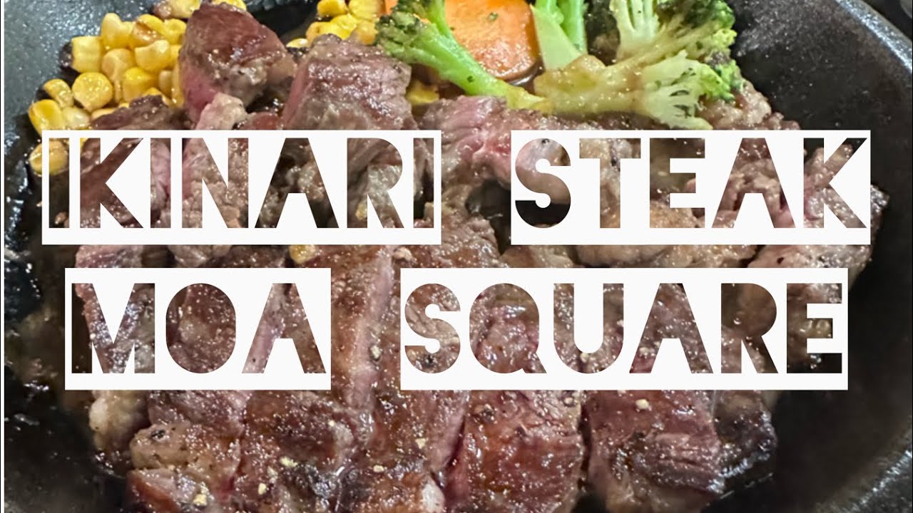 200 grams Wild Steak, Sirloin & Hamburg Steak. Ikinari Steak MOA Square