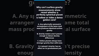 Gravity Methods in Geophysics Quiz #5: Spherical Planet