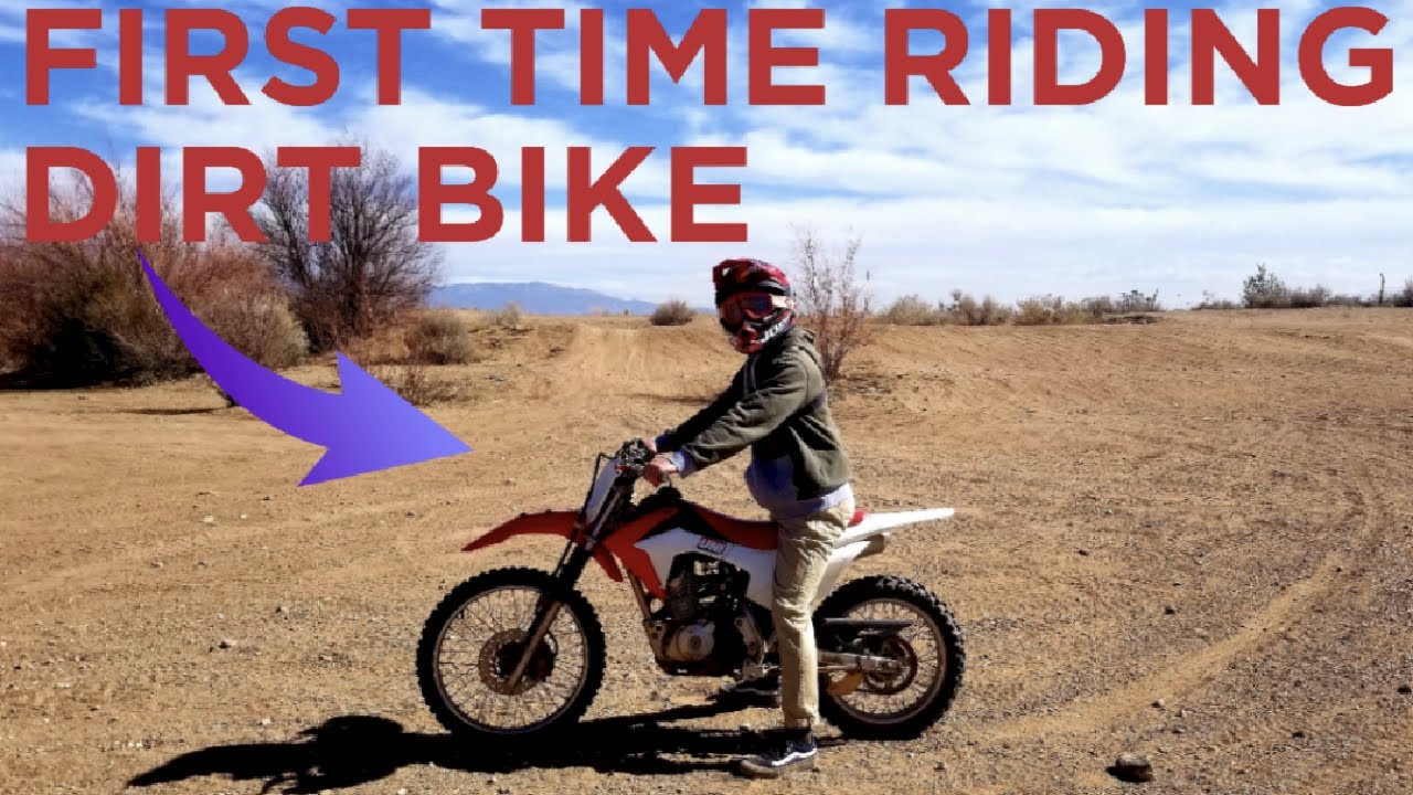 Learning How To Ride A Dirt Bike For The First Time With A Clutch - YouTube