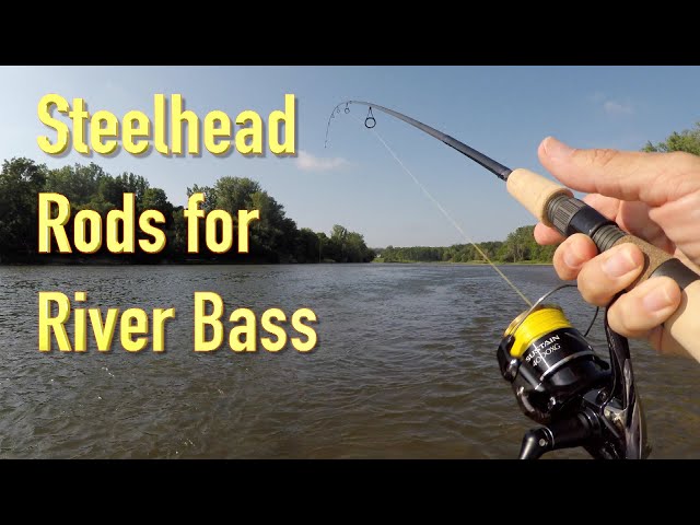 Steelhead Spinning Rods for River Smallmouth: a light steelhead