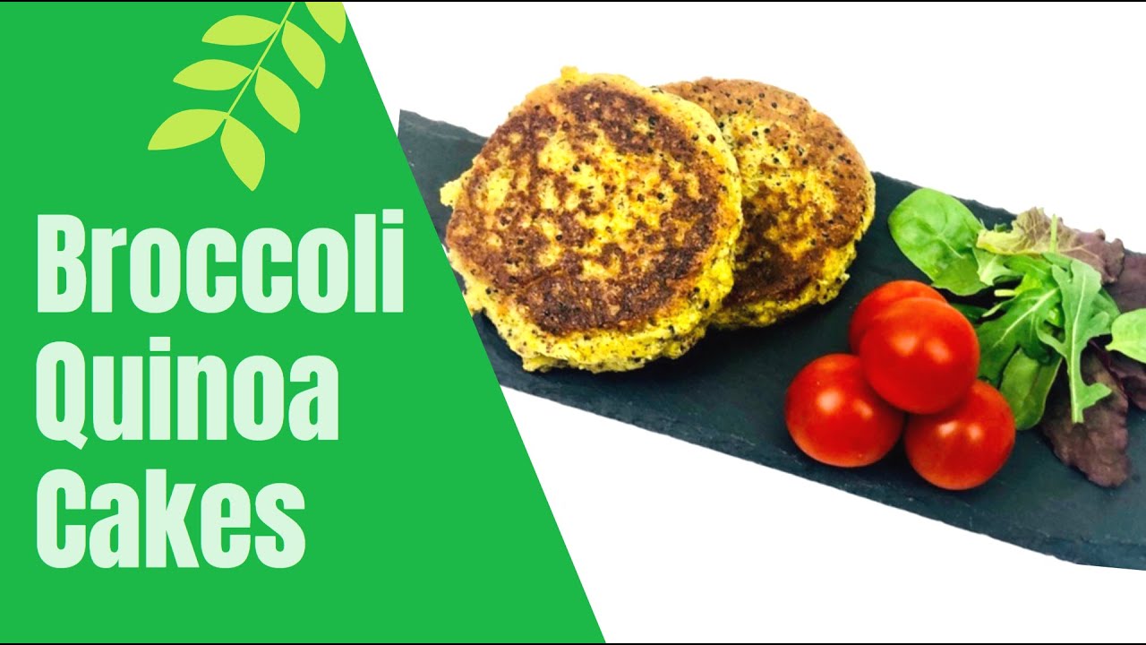 Broccoli Quinoa Cakes Amazing Vegetarian Recipe YouTube