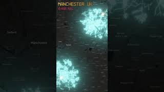 Pathfinding on Real Maps: Explore Manchester UK #map  #manchesterunited  #algorithm  #pathfinding
